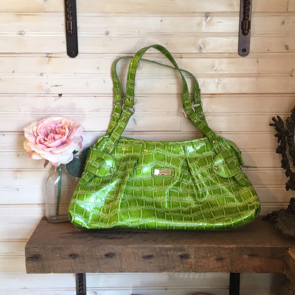 Lime Green, Sag Harbor, Satchel Bag
